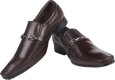 

Azzaro Black Dexter Slip On Shoes For Men(Brown