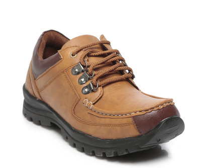 

TEN Tan Leather Boots Boots For Men(Tan