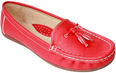 

Promenade Rossa Orange Loafers For Women(Red)