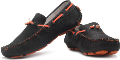 

tZaro Loafers For Men(Orange, Black), Blue orange