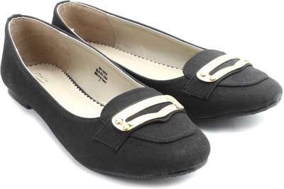 

Bata METALLIC Bellies For Women(Black