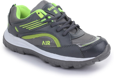 

Kredo Running Shoes For Men(Grey, Grey & green