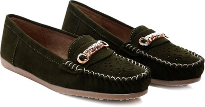 Nell Loafers For Women(Olive)