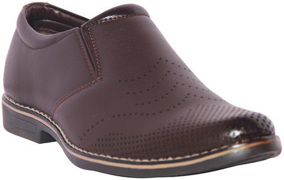 

Leather Chief Slip On For Men(Brown