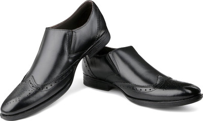 

Escaro Leather Slip On For Men(Black