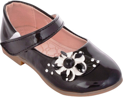 

Glinchy Comfortable Party Wear Synthetic Leather Bellies Bellies For Women(Black
