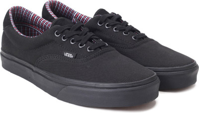 

Vans Era 59 Sneakers For Men(Black, (cord & plaid) black/black
