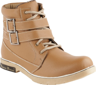 

Bacca Bucci Ankle Length Boots For Men(Tan
