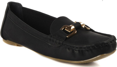

Flat n Heels Loafers For Women(Black)