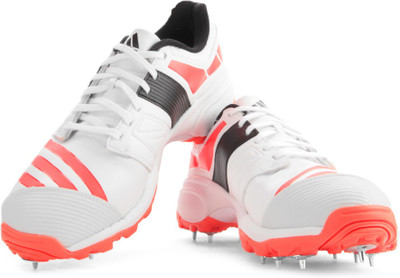 

ADIDAS Men Cricket Shoes For Men(Orange, White), Ftwwht/solred/cblack
