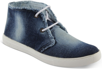 

Pink Fever Canvas Shoes For Women(Blue
