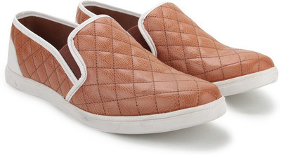 

Knotty Derby Terry Slip On Slip On Sneakers For Men(Tan, Tan+white