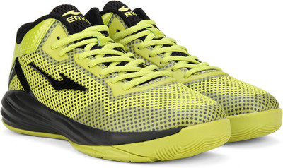 Erke Basketball Shoes For Men(Green, Black, Apple green