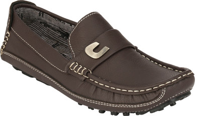 

ZebX Loafers For Men(Brown