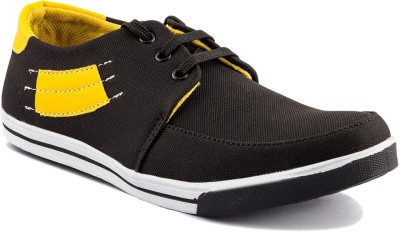 

Golden Sparrow Canvas Shoes For Men(Black)