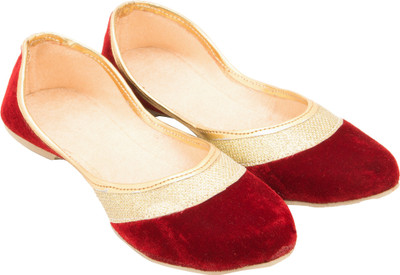 

Footrendz Catchy Bellies For Women(Maroon, Maroon::golden