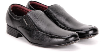 

Provogue Slip On Shoes For Men(Black, Black n