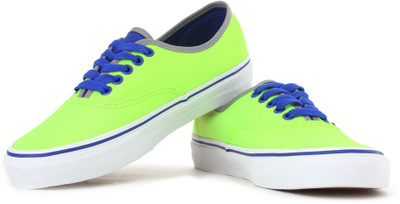 Vans Men Sneakers For Men(Green, (brite) neon green/blue