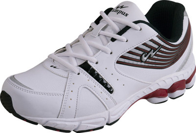 

Campus Click Running Shoes For Men(White), Red