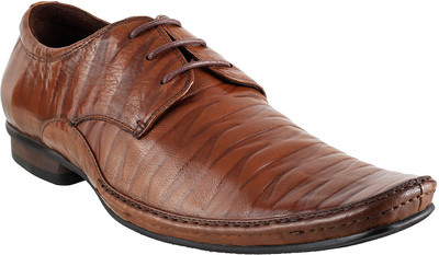 

Mochi J Fontini Corporate Casual Shoes For Men(Brown, 12;brown