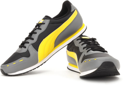 

Puma Cabana II Ind Sneakers For Men(Grey, Black, Yellow, 03;black;dandelion;steel gray