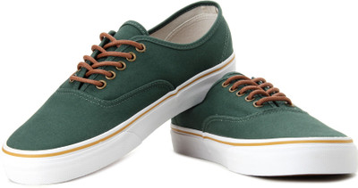 

Vans Classics Authentic Canvas Sneakers For Men(Green, Garden topiary;tor