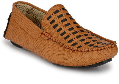 

ZebX Loafers For Men(Brown