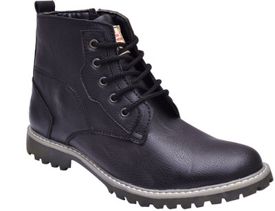 

Bxxy Men'S Black Ankle Boots For Men(Black