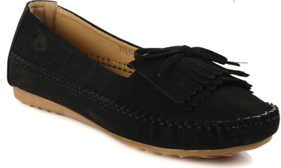 

Flat n Heels Loafers For Women(Black)