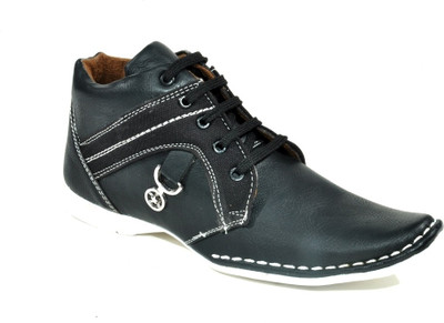 

Big Wing Cool Black Ankle Length Casuals For Men(Black)
