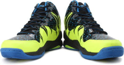 

Nivia HEAT Basketball Shoes For Men(Black, Yellow)
