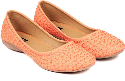 

TEN Orange Mesh Bellies Bellies For Women(Orange)