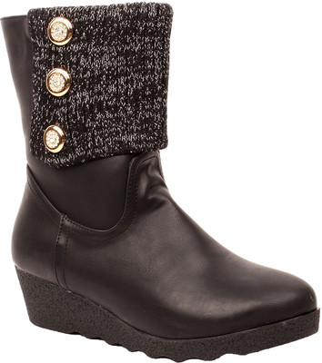 

Foot Candy Boots For Women(Black