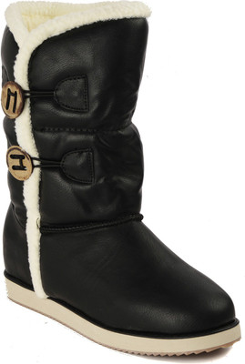 

Flat n Heels Boots For Women(Black)