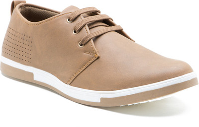

Iroo Canvas Shoes For Men(Khaki, Brown