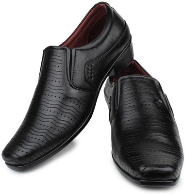 

Digni Men Leather Formal Shoes (BLACK) Slip On For Men(Black