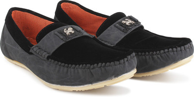 

Footista Porche Loafers For Men(Black, Grey