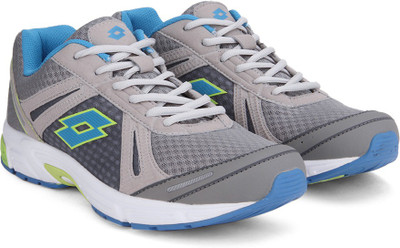 

Lotto VENTURE II Running Shoes For Men(Grey, Grey/r.blue/lime