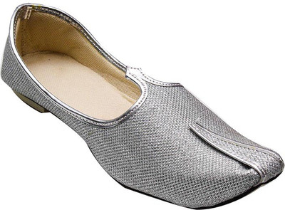 

Port Ethnic Jutti For Men Jutis For Men(Silver)