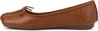 Clarks FRECKLE ICE DARK TAN LEA Bellies
