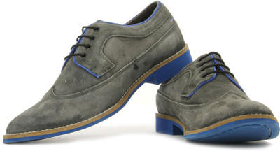 

San Frissco Men Corporate Casuals For Men(Green, Grey