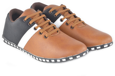 

Boysons trendy and smart Corporate Casuals For Men(Black, Tan)