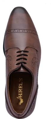 Hirel's Brown Elite Office Wear Lace Up Shoe