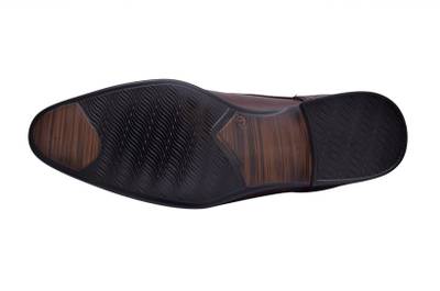 Hirel's Brown Elite Office Wear Lace Up Shoe