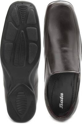 Bata Quin Two Men Synthetic Leather Slip On Shoes