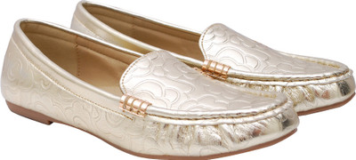 

Ilo Stylish Loafers For Women(Gold