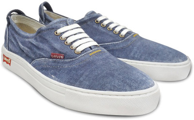 

Levi's DENIM LACED Men Loafers For Men(Blue, Washed dark blue