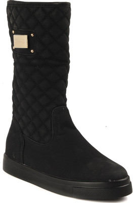 

Flat n Heels Boots For Women(Black)