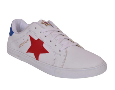 

M & M WHITE Sneakers For Men(White, White red