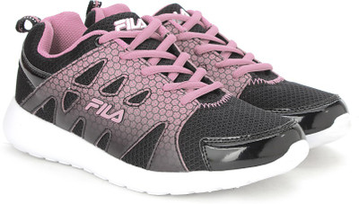 

Fila FABIA Running Shoes For Women(Multicolor, Blk/pnk